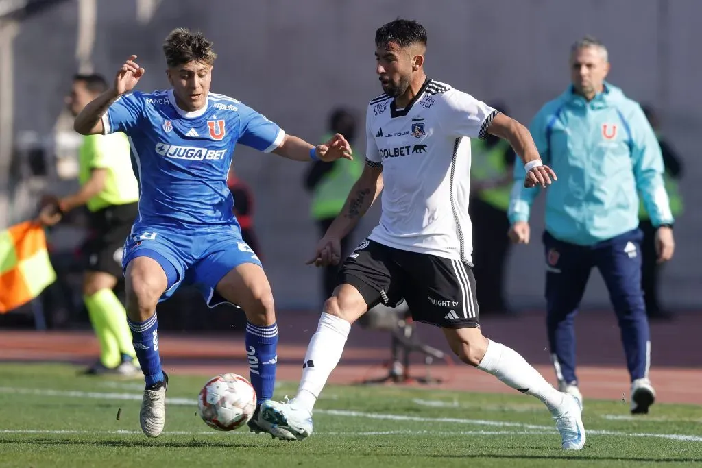 Marcelo Morales fue protagonista en la U en el Superclásico.Foto: Felipe Zanca/Photosport