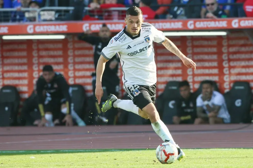 Lucas Cepeda tendrá una gran chance ante Junior. (Jonnathan Oyarzun/Photosport).