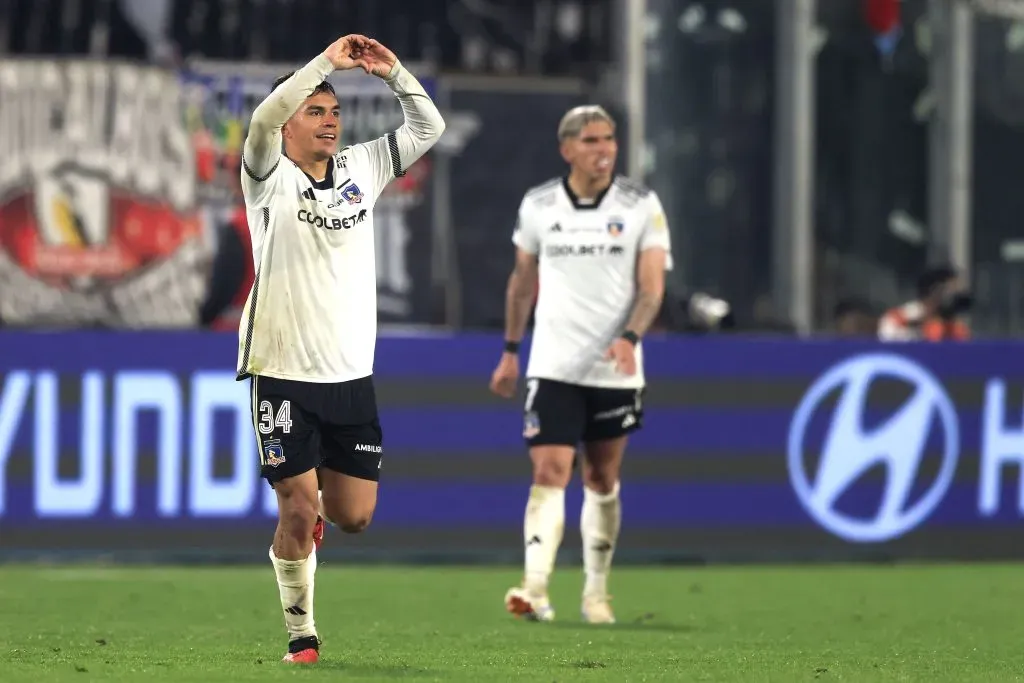 La sociedad entre Carlos Palacios y Vicente Pizarro le dieron un triunfo clave a Colo Colo. Foto: Photosport.