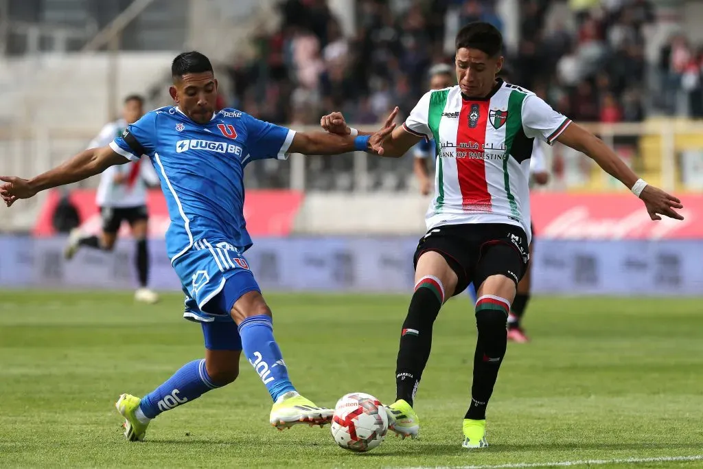 La U define con Palestino el paso a la fase nacional de la Copa Chile 2024. Foto: Javier Salvo/Photosport