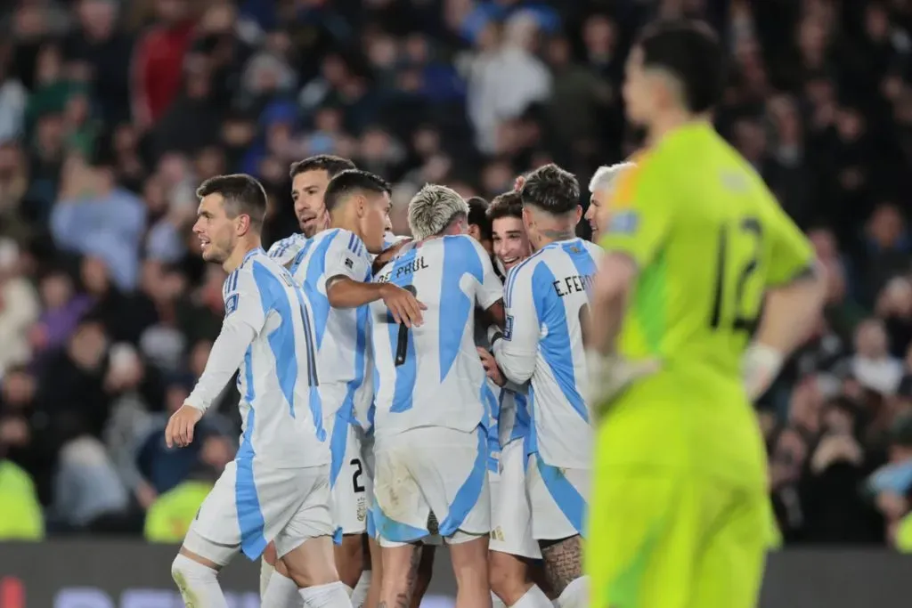 Gabriel Arias sufrió tres goles en el arco de Chile ante Argentina. Foto: Photosport.