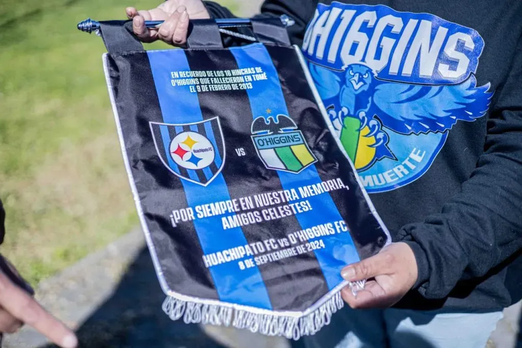 El homenaje a los 16 hinchas de O’Higgins | Franco Guajardo/Huachipato FC