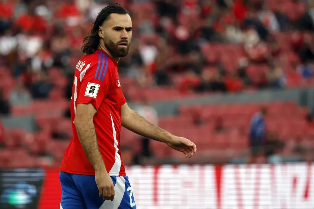 Ben Brereton estuvo 35 minutos en el duelo de la Roja ante Bolivia. Foto: Andres Pina/Photosport