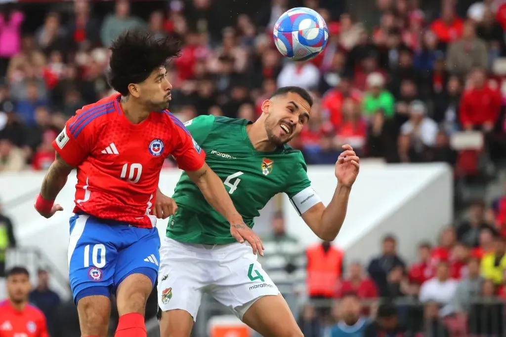 Víctor Dávila fue otro de los que lo pasó mal con la estrategia de Ricardo Gareca en Chile. Foto: Photosport.