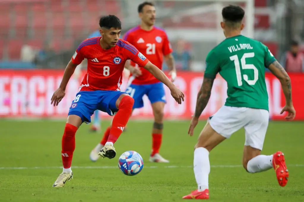 Darío Osorio una vez más quedó al debe de lo que se espera en Chile. Foto: Photosport.