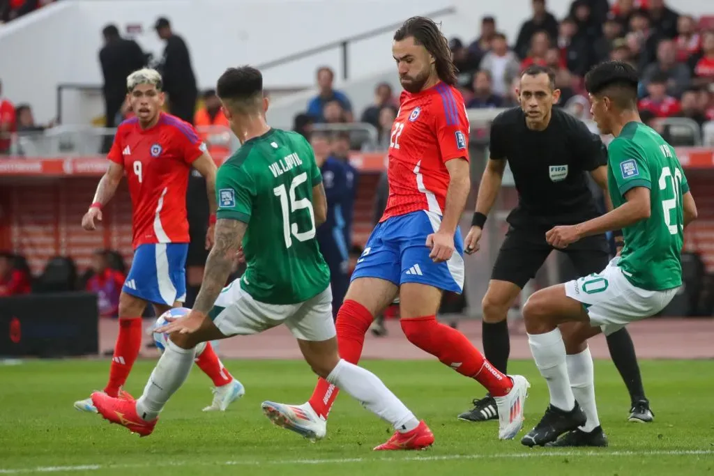 Brereton en el desgraciado partido ante Bolivia en el Estadio Nacional