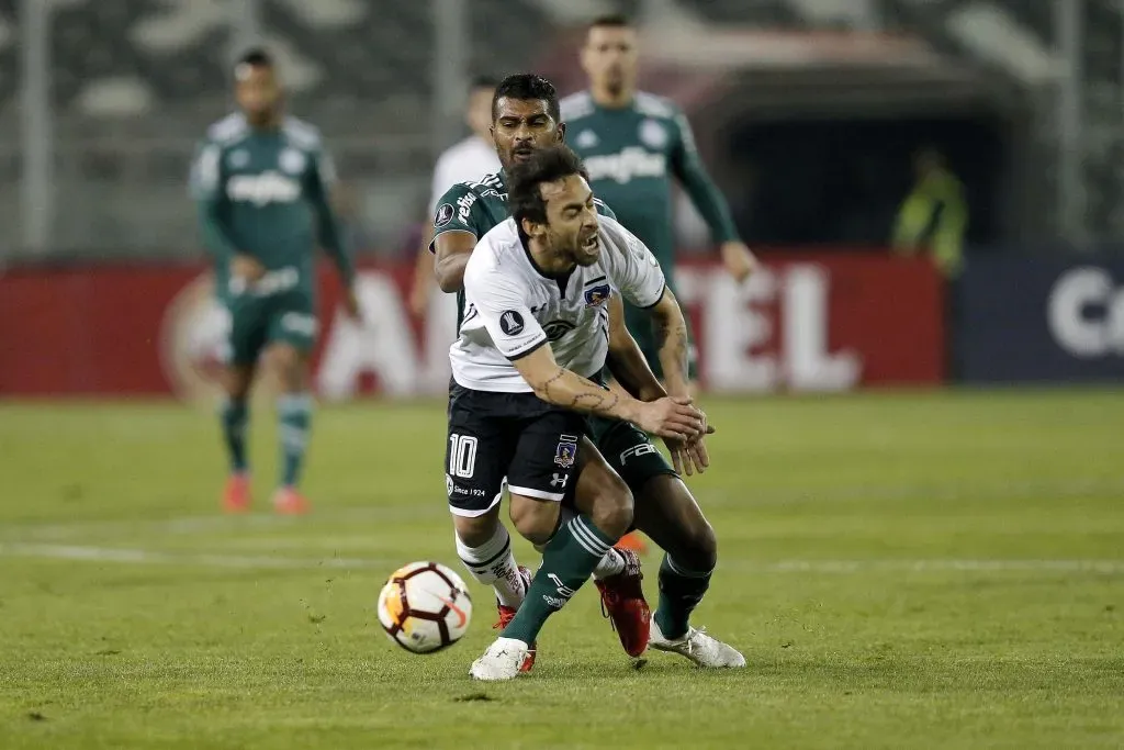 El Mago Valdivia fue buena figura de Colo Colo ante Palmeiras el 2018