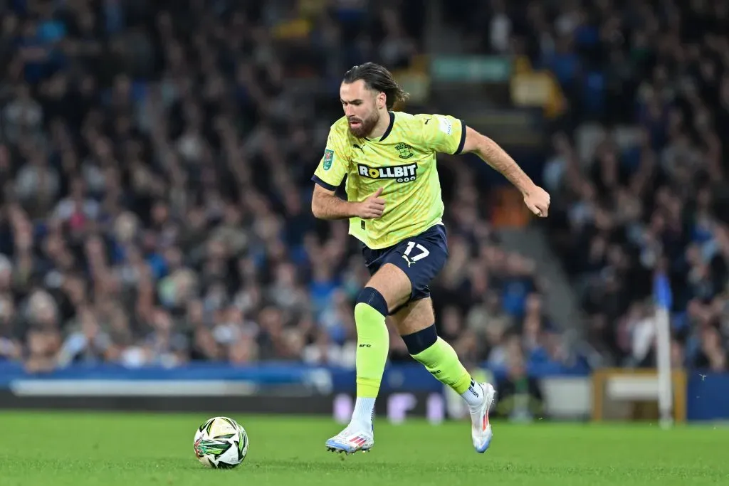 Ben Brereton Díaz ingresó desde el banquillo en el duelo entre Everton y Southampton. Foto: IMAGO.