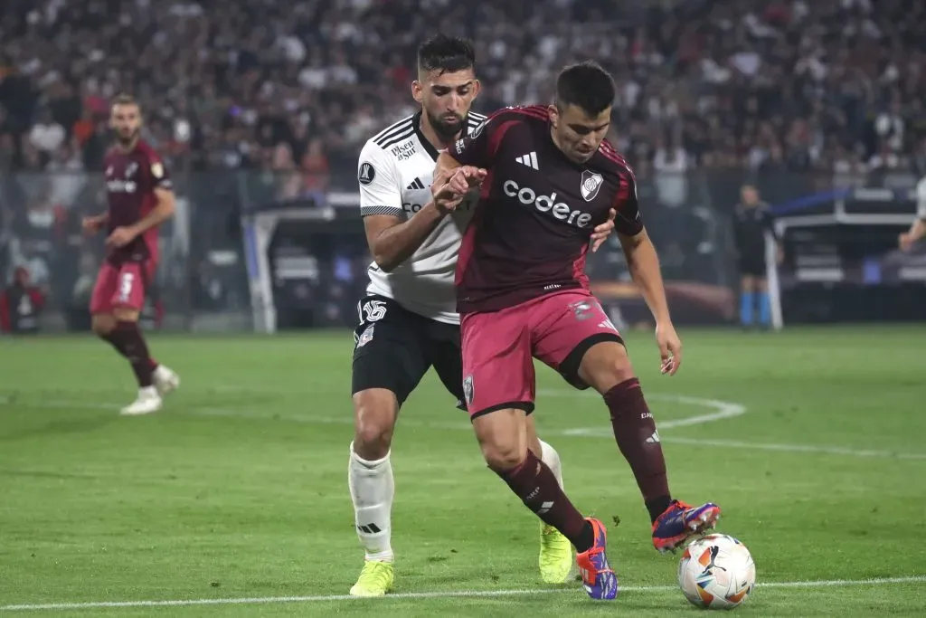 Emiliano Amor ya sumó minutos ante River Plate. Foto: Jonnathan Oyarzun/Photosport