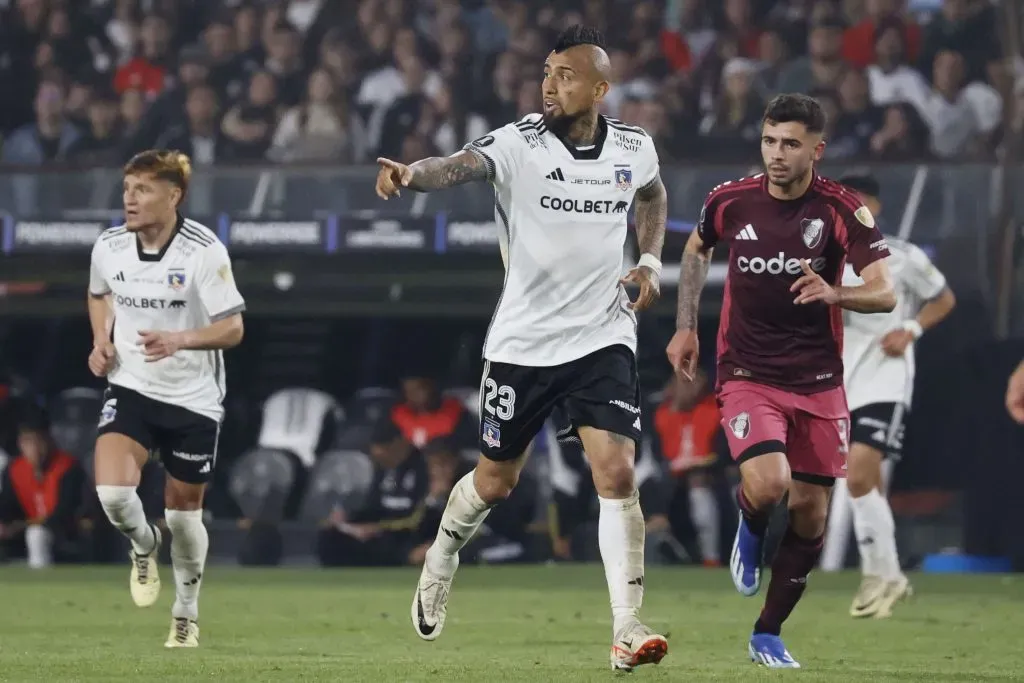 Vidal muestra mucha personalidad para jugar ante River Plate