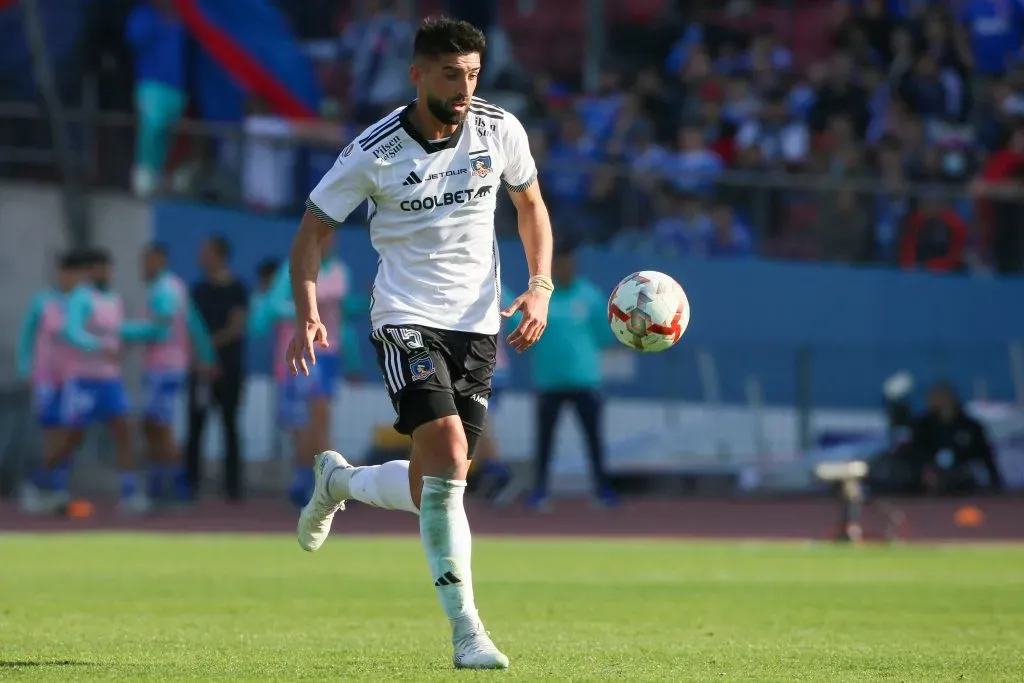 Emiliano Amor dio una muestra de compromiso total con Colo Colo en la recta final. Foto: Photosport.