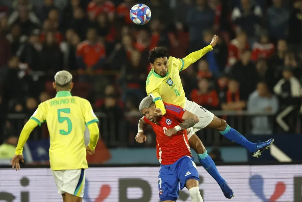 Carlos Palacios se bajó de la Roja tras la derrota ante Brasil. Foto: Andres Pina/Photosport