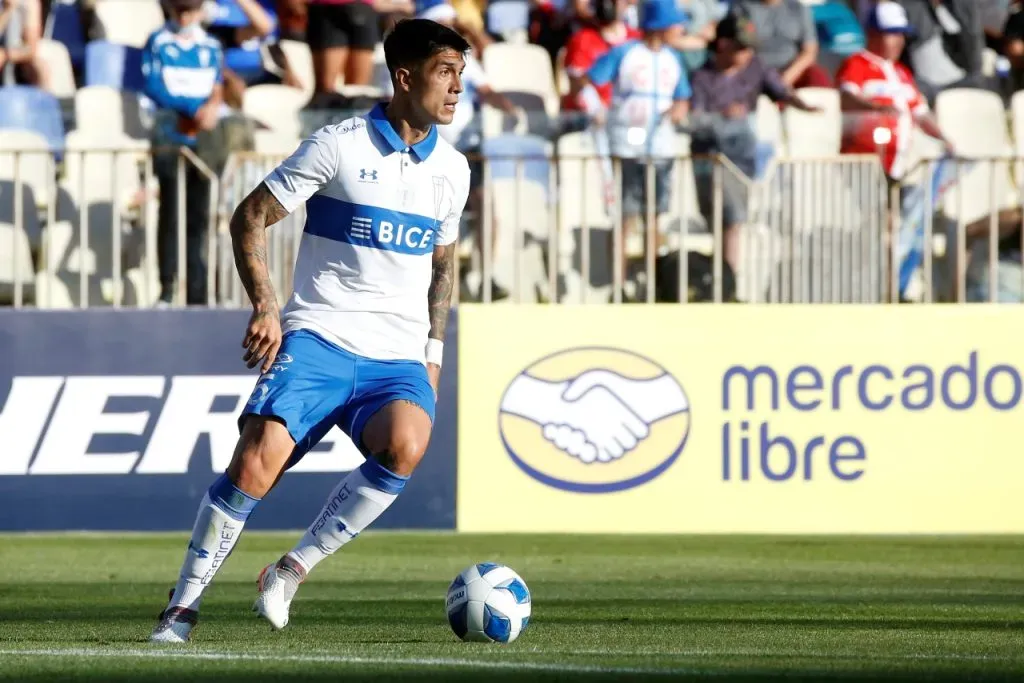 Valber Huerta no pudo jugar por Católica en el Torneo Nacional 2024 (Photosport)