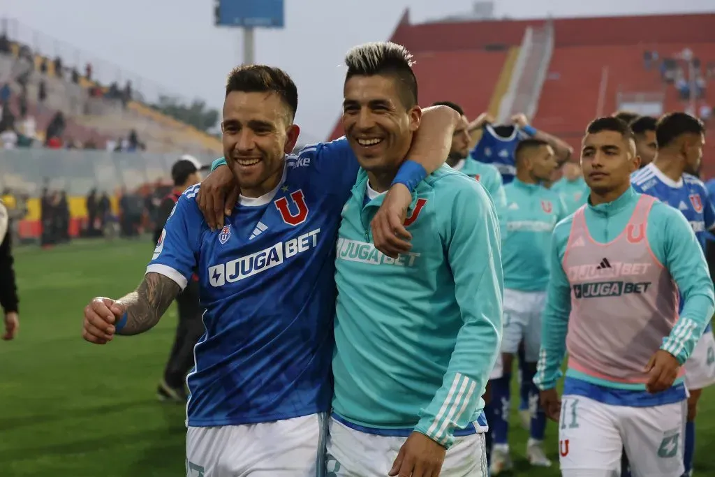 Zaldivia celebró con su amigo Lea Fernández | Photosport