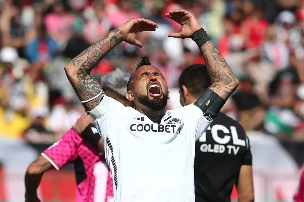 Arturo Vidal dejó en claro que Colo Colo ni está ni ahí con la U en la lucha por el título. Foto: Photosport.