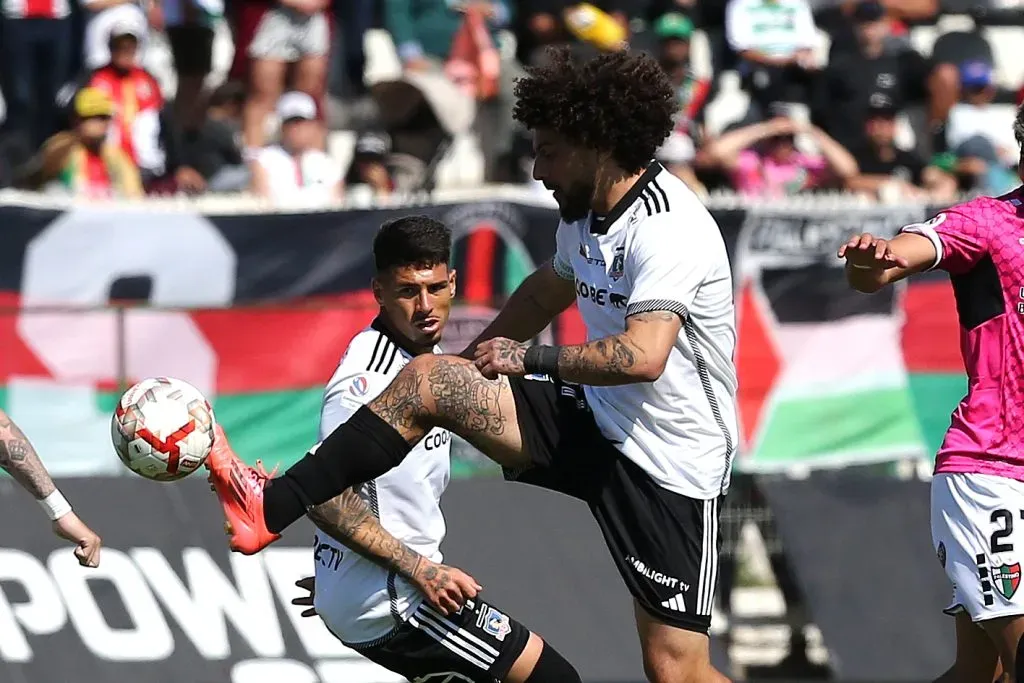 Maxi Falcón jugó un partido parejo ante Palestino. Foto: Javier Salvo/Photosport