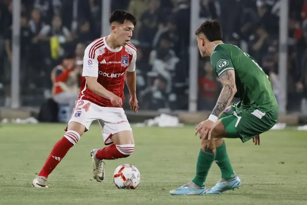 El juvenil Leandro Hernández podría ser el salvador de Colo Colo en los minutos Sub21. | Foto: Photosport.