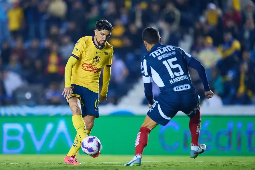 Diego Valdés salió enojado en el duelo de América ante Monterrey