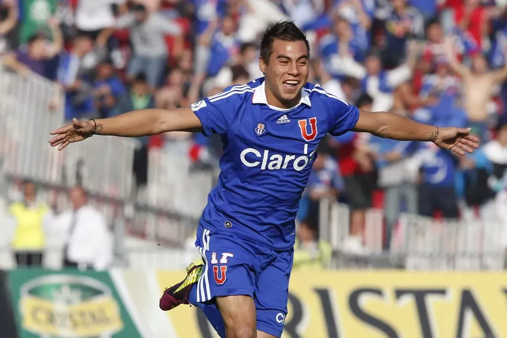 Eduardo Vargas es uno de los jugadores que suena entre los refuerzos de la U para el 2025. Foto: Photosport.