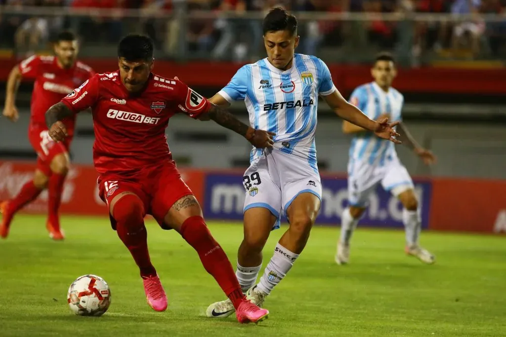 Patricio Rubio sufrió con dos goles anulados para Ñublense. Foto: Mauricio Ulloa/Photosport