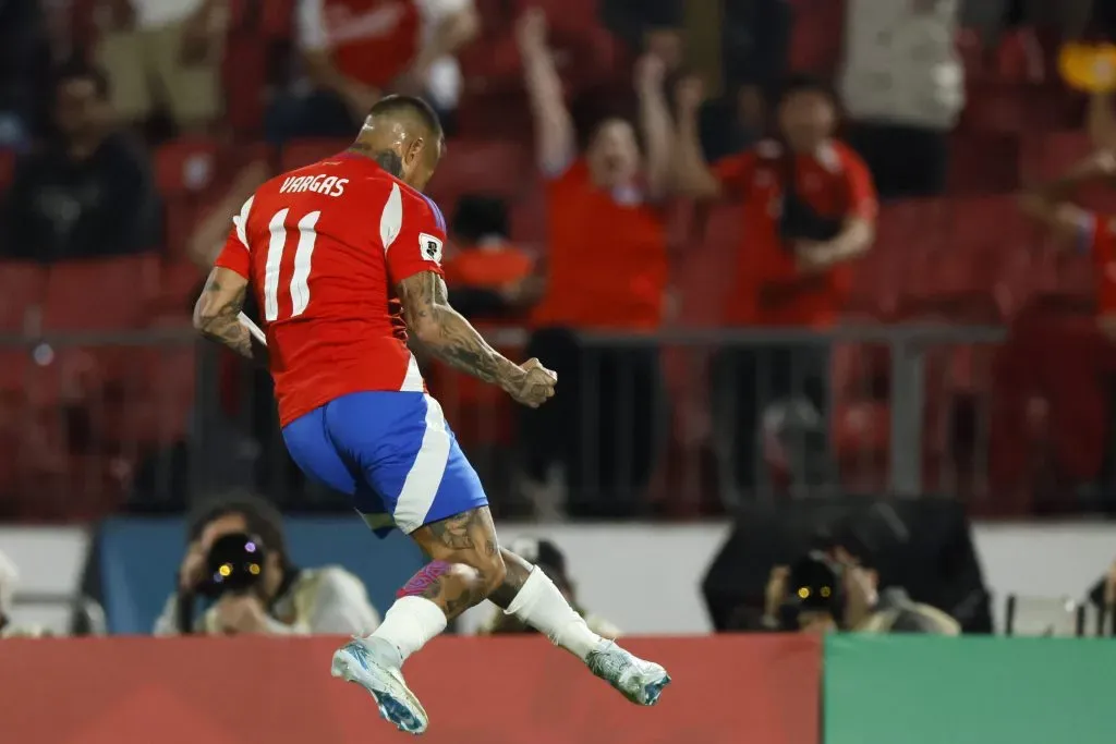 Eduardo Vargas anotó el primer tanto de la Roja | Photosport