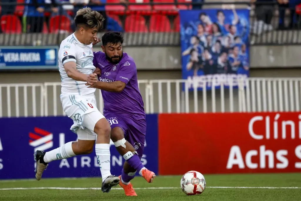 Nicolás Maturana jugó ante la U en la Copa Chile 2024. Imagen: Photosport.