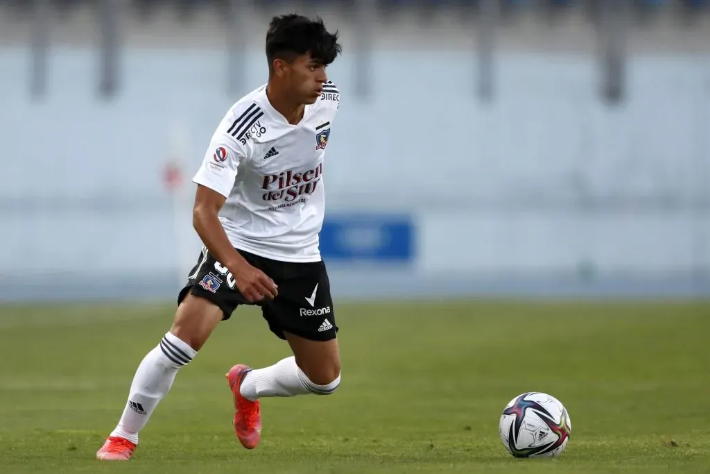 El juvenil jugó en el duelo ante Audax en 2021 | Photosport