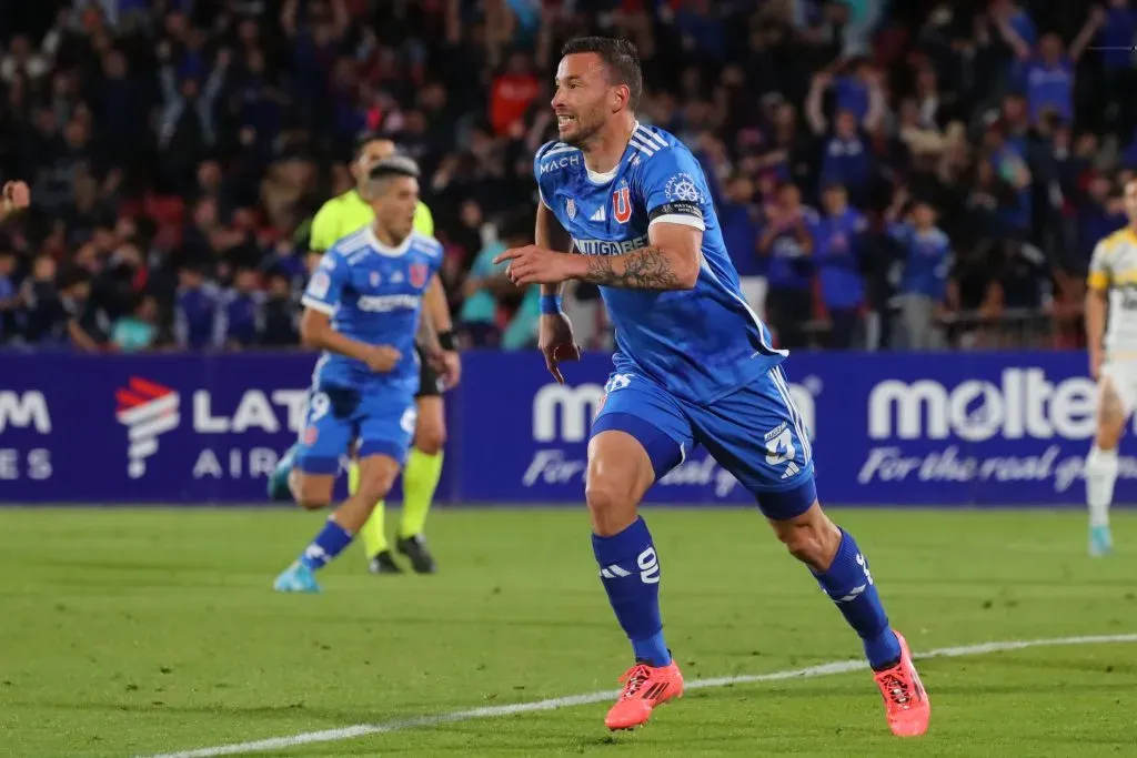 Luciano Pons marcó 4 goles en Universidad de Chile. Imagen: Photosport.