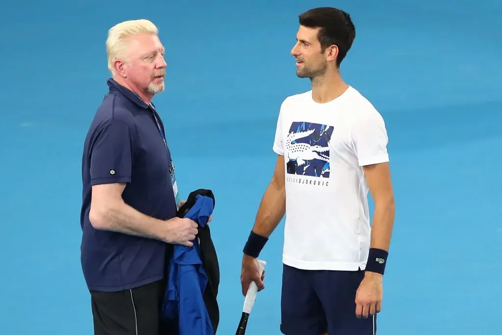 Boris Becker y Novak Djokovic trabajaron juntos entre el 2014 y 2016. (Foto: Chris Hyde/Getty Images)