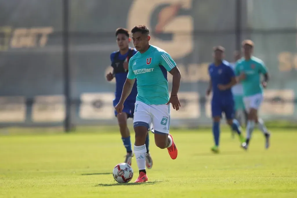 Nicolás Guerra marcó en el amistoso de la U. Foto: U de Chile.