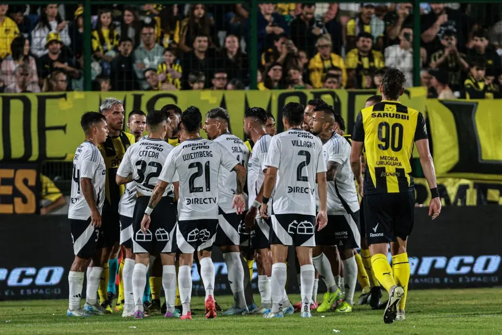 Colo Colo vs Peñarol terminó en polémica. Foto: FocoUY/Photosport