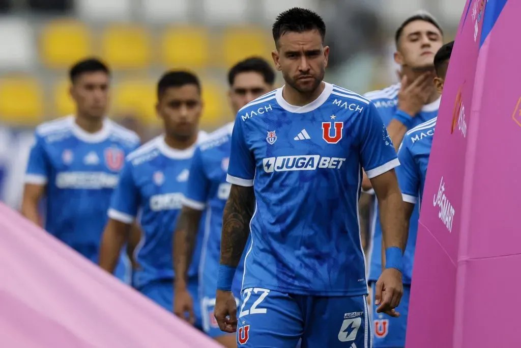 Matías Zaldivia es la gran duda en la formación de la U por un tema personal. Foto: Photosport.