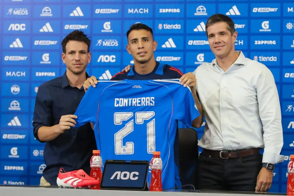 Michael Clark apareció en la presentación de Rodrigo Contreras. Foto: U de Chile.