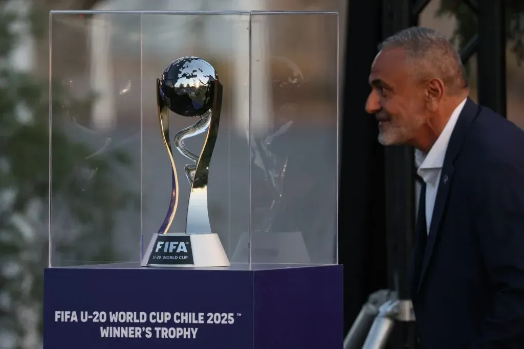 Pablo Milad en el lanzamiento del Mundial Sub 20. Imagen: Photosport.