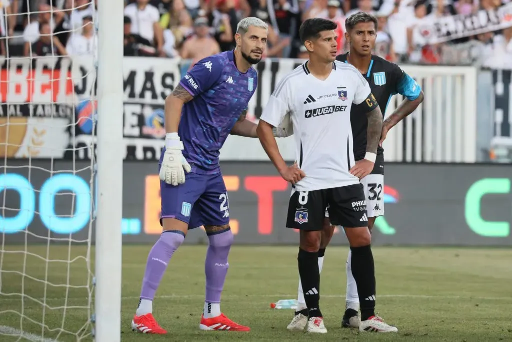Gabriel Arias cumple una gran temporada como arquero de Racing. Foto:  Dragomir Yankovic/Photosport