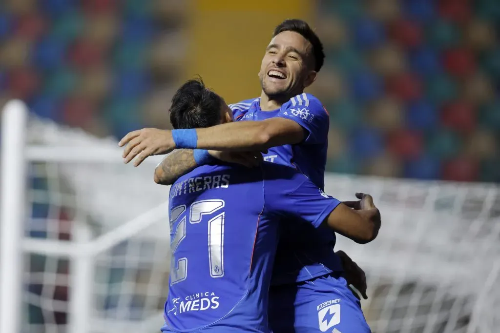 Matías Zaldivia marcó un gol por U de Chile en el sintético de La Florida, por la Copa Chile. Foto: Javier Torres/Photosport