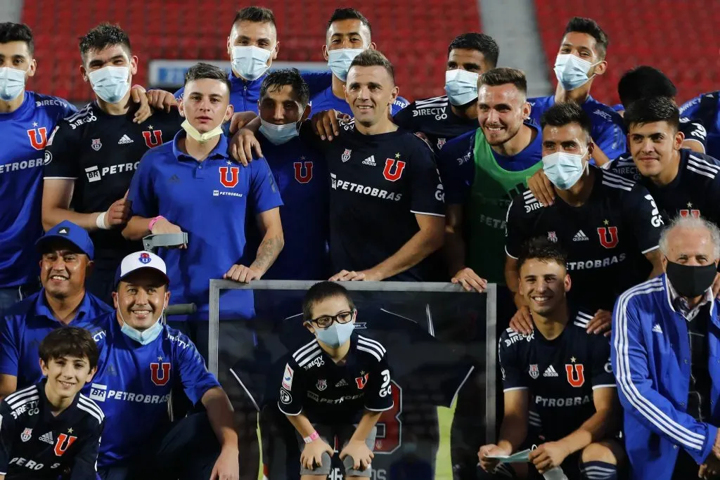 La U despidió a Montillo con el Nacional vacío. Foto: Dragomir Yankovic/Photosport