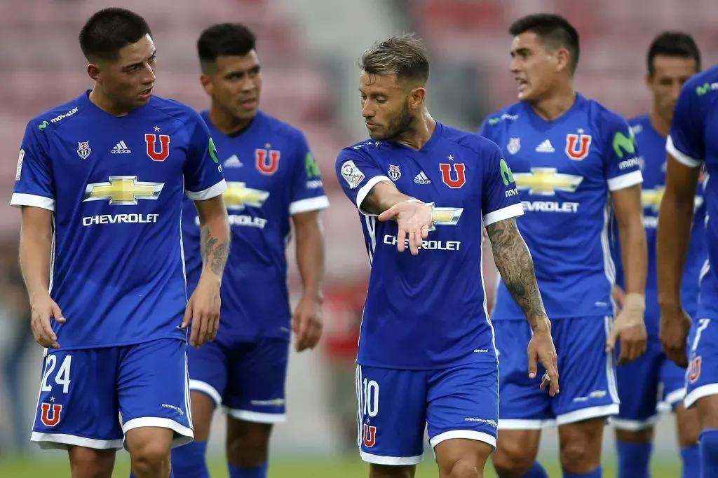 Gastón Fernández dejó a los azules a los pocos meses en 2017. Foto:  Andres Pina/Photosport