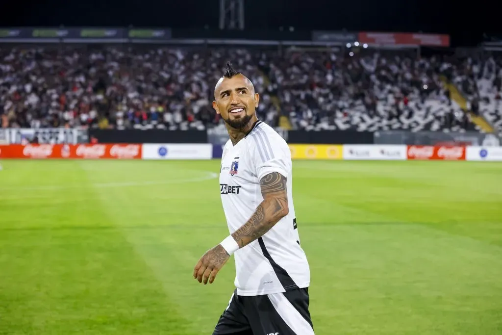 Arturo Vidal felicitó a U de Chile, pero criticó a la prensa chilena. Foto: Pepe Alvujar/Photosport