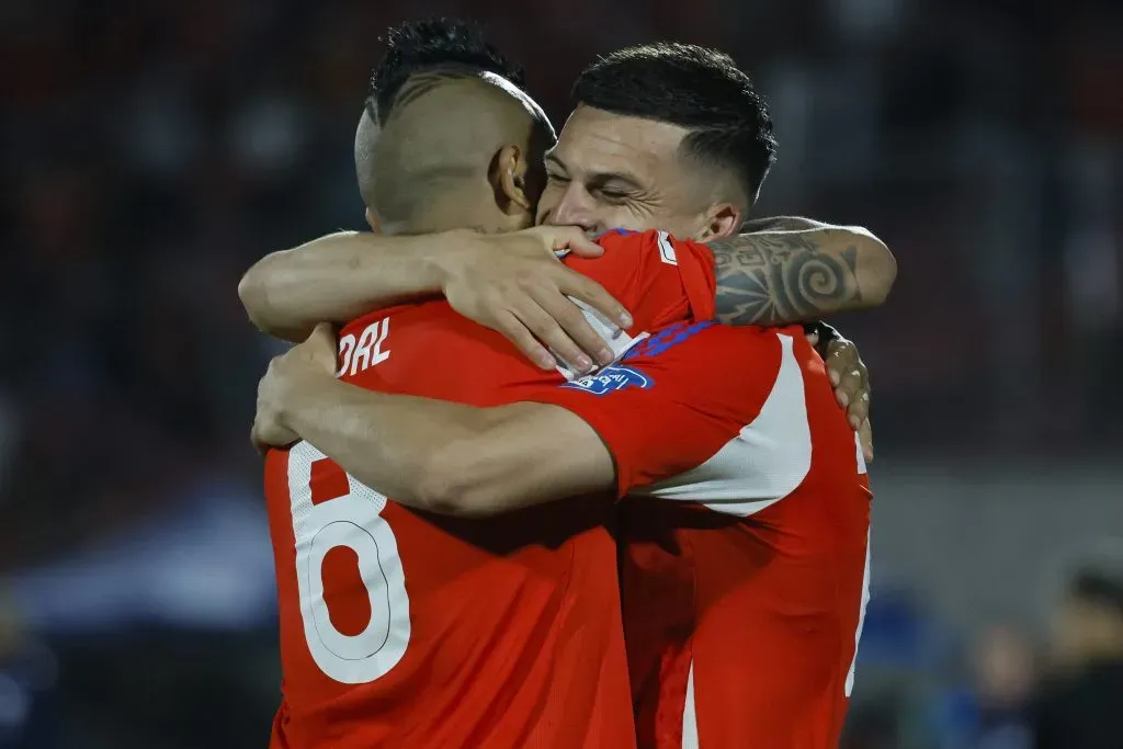 Arturo Vidal publicó un mensaje para Lucas Cepeda justo cuando se supo que lo vienen a ver desde Europa. Foto: Photosport.