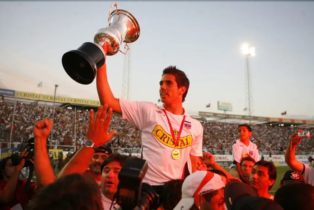 Daúd Gazale aportó con ocho goles a la campaña de Colo Colo campeón en el Clausura 2008. | Foto: Photosport.