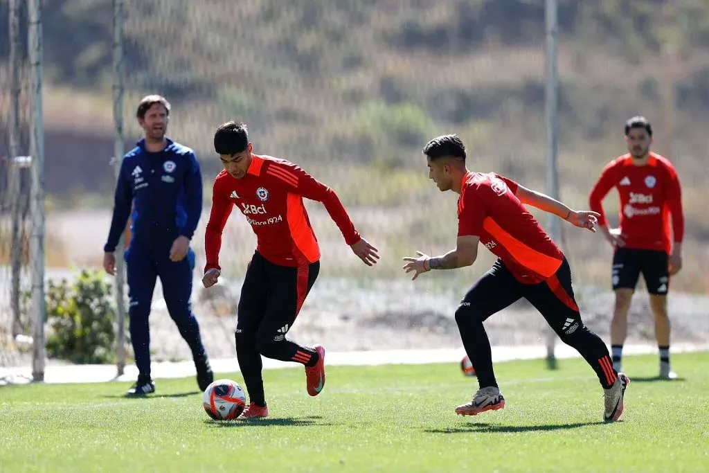 La Roja entrenó en las canchas del Bolívar. Foto: Carlos Parra – Comunicaciones FFCh