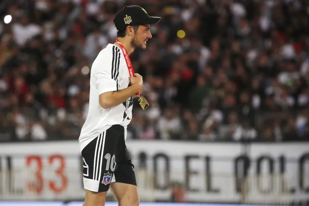 Marco Rojas, campeón con Colo Colo, regresó al Estadio Monumental. Foto: Photosport.