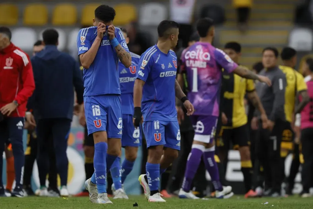 La U sumó su tercer partido sin saber de triunfos. Foto: Photosport.