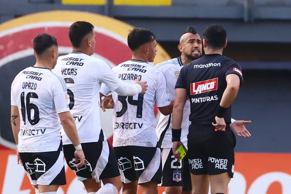 Arturo Vidal se fue expulsado ante Audax | Photosport
