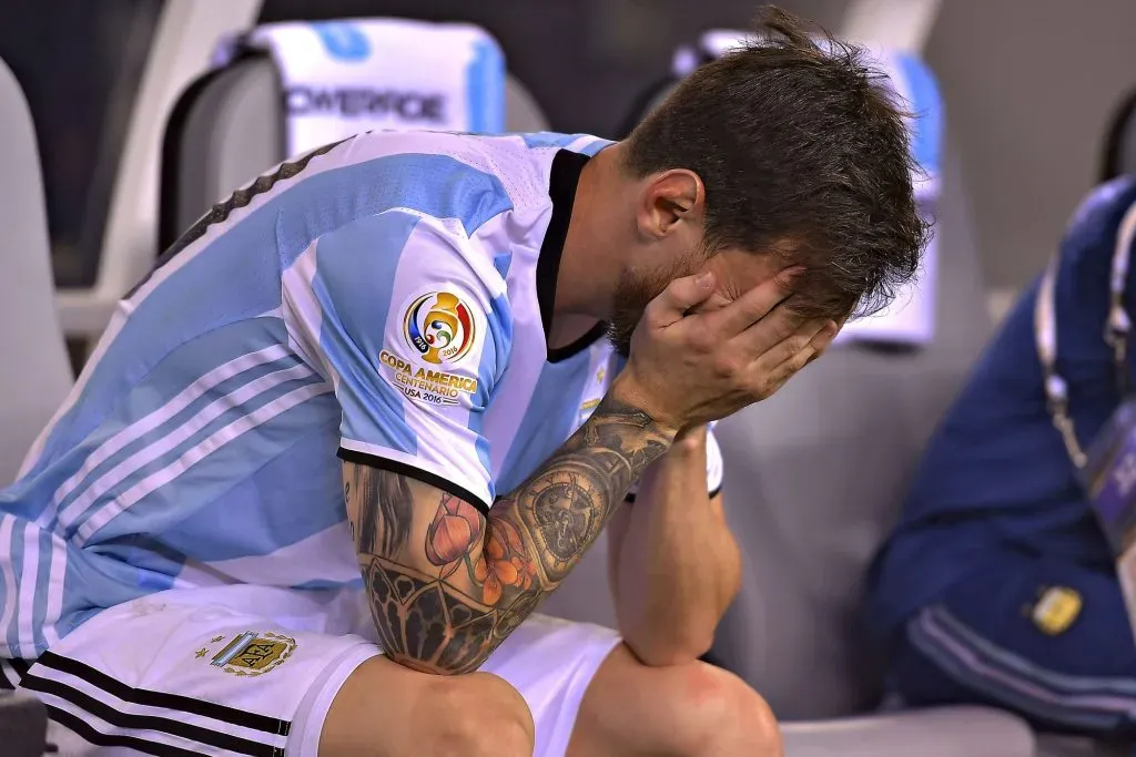 Copa América Centenario: el segundo llanto de Messi contra la selección Chilena.