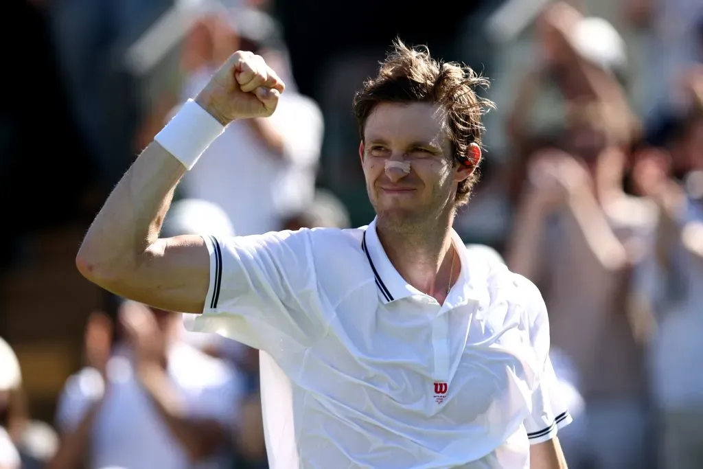 Nicolás Jarry en Wimbledon (Getty Images).