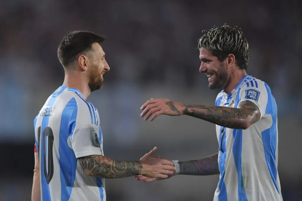 Rodrigo De Paul seguiría hasta Miami a Lionel Messi. (Foto: Marcelo Endelli/Getty Images)