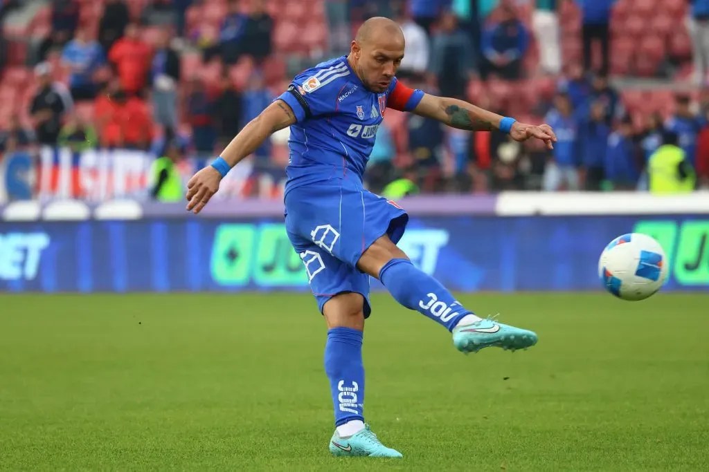 Marcelo Díaz se ha perdido 3 partidos en la U en la temporada 2025. Foto: Jonnathan Oyarzun/Photosport