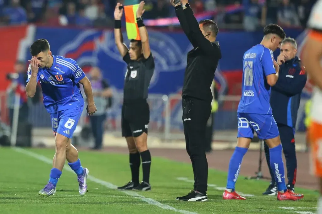 Matías Sepúlveda se lesionó y la U lo tendrá que cuidar para tratar de tenerlo en Copa Sudamericana. Foto: Photosport.